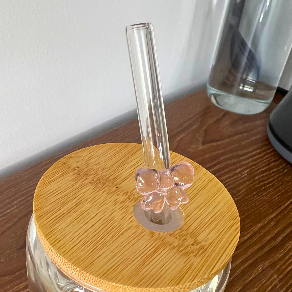 Vaso Le Bow Coquette con Tapa y Popote