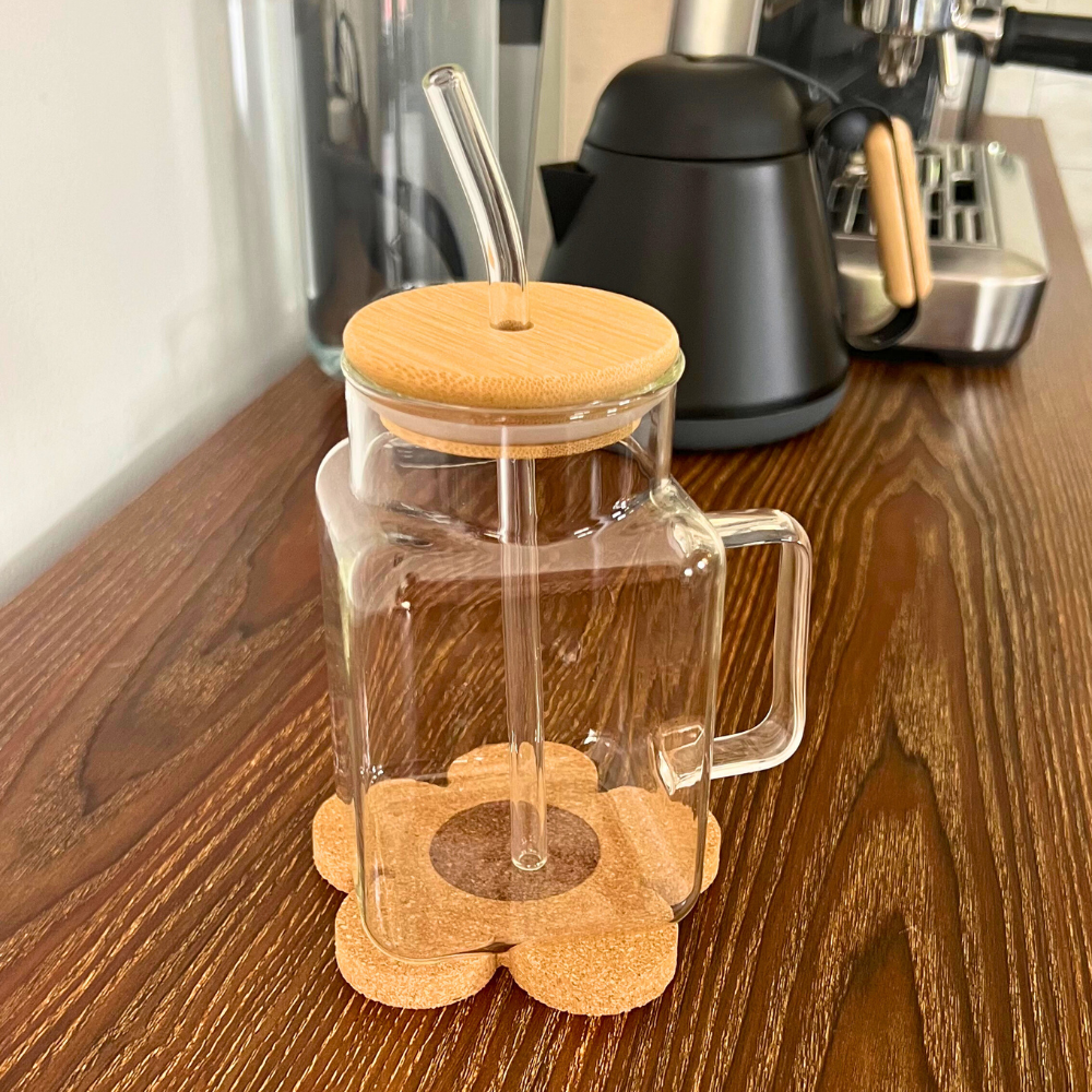 Posavasos de Corcho Flower Power (2pzas)