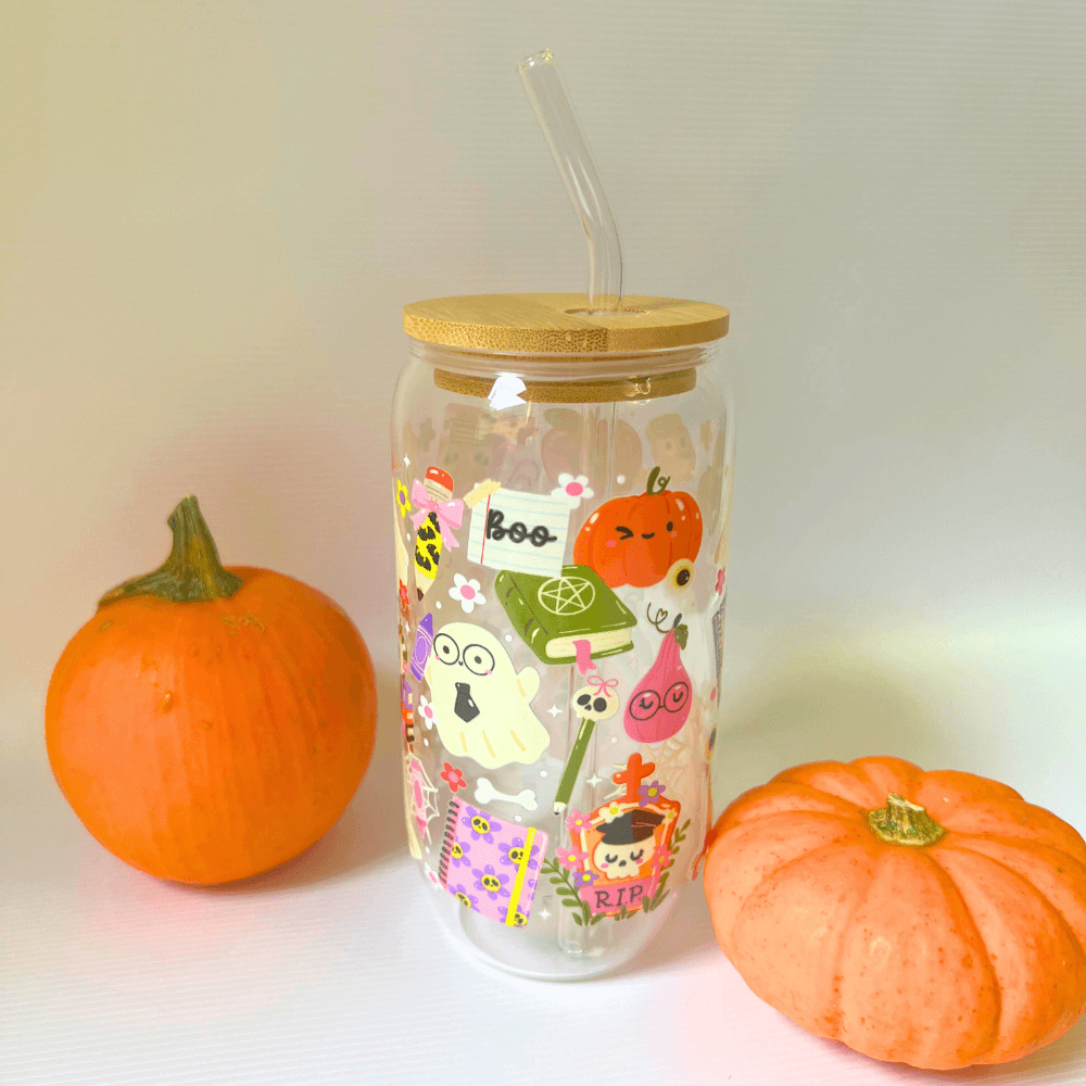 Vaso Spooky Academia
