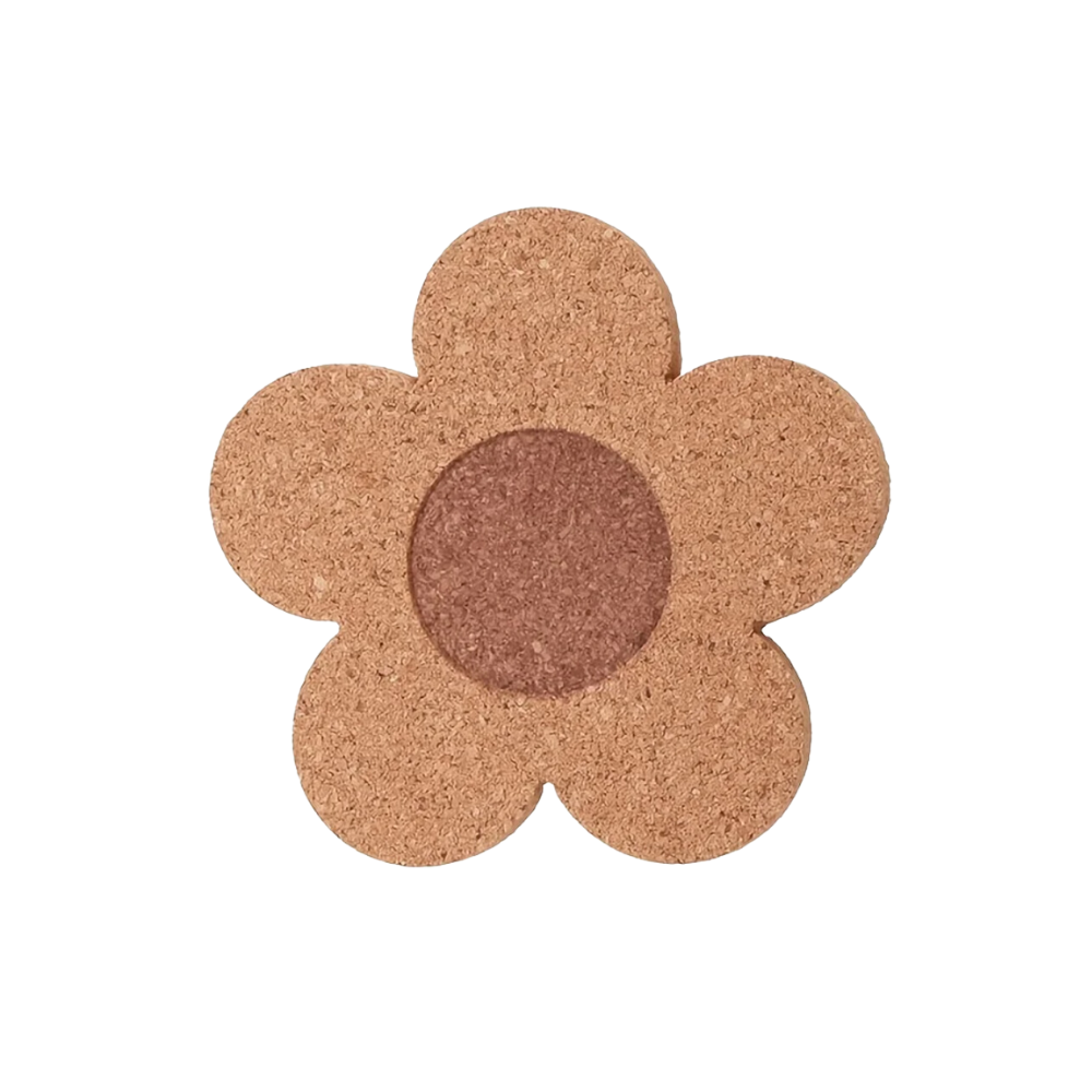 Posavasos de Corcho Flower Power (2pzas)
