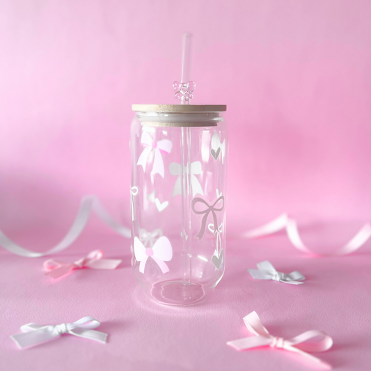 Vaso Le Bow Coquette con Tapa y Popote