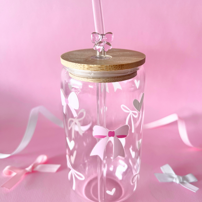 Vaso Le Bow Coquette con Tapa y Popote