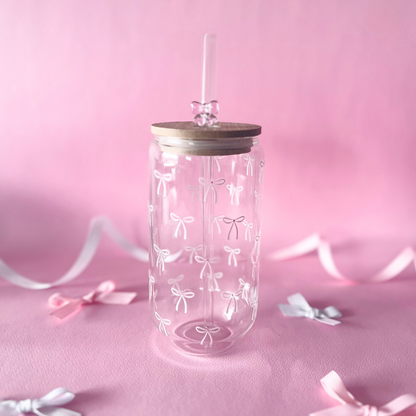 Bundle Coquette Especial: 1 Taza + 4 vasos + 3 popotes