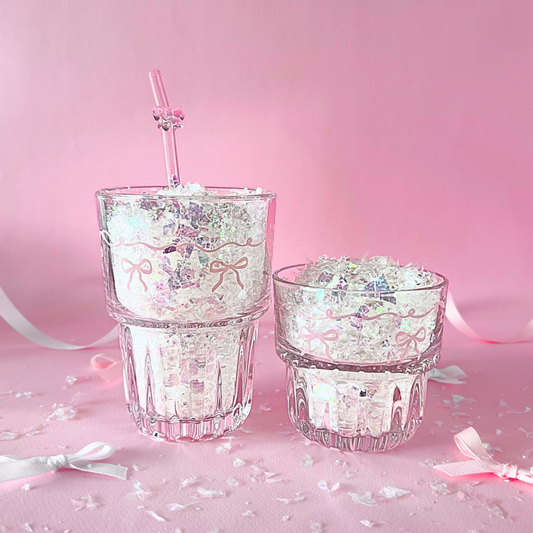 Vasos Coquette (2pzas) y Popote Coquette