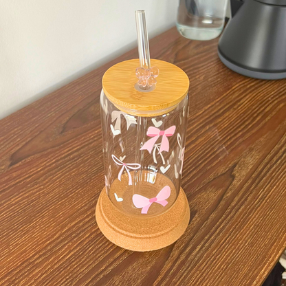 Vaso Le Bow Coquette con Tapa y Popote