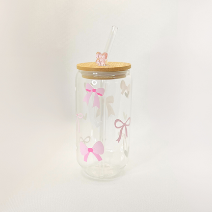 Vaso Le Bow Coquette con Tapa y Popote