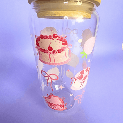 Vasito Two Sweet Brewtiful con Pasteles Vintage en UVDTF