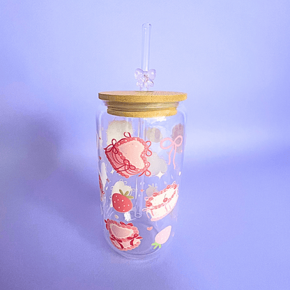 Vasito Two Sweet Brewtiful con Pasteles Vintage en UVDTF